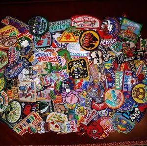 Over 100 New Girl Scout Fun Patches Lot